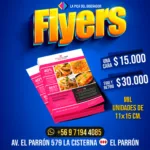 Flyer 11x15 cms 1000 Unid.