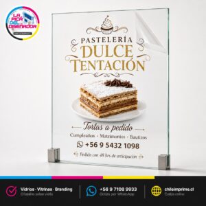 Impresión Vinilo Adhesivo Transparente — Cristalino para Vidrios