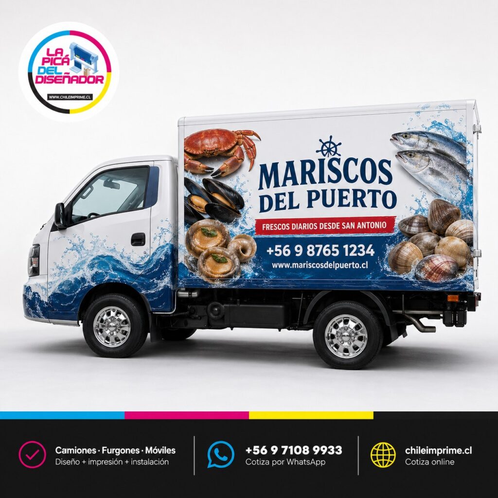 Rotulación de Vehículos en Vinilo Adhesivo a Medida — Camiones y Furgones