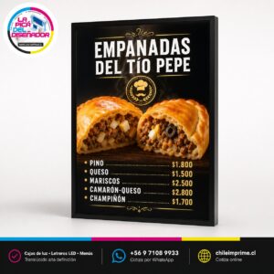 Impresión Back Light Film Translúcido — Cajas de Luz y Letreros LED — Impresión de Back Light Film y Banner para Letreros LED ChileImprime