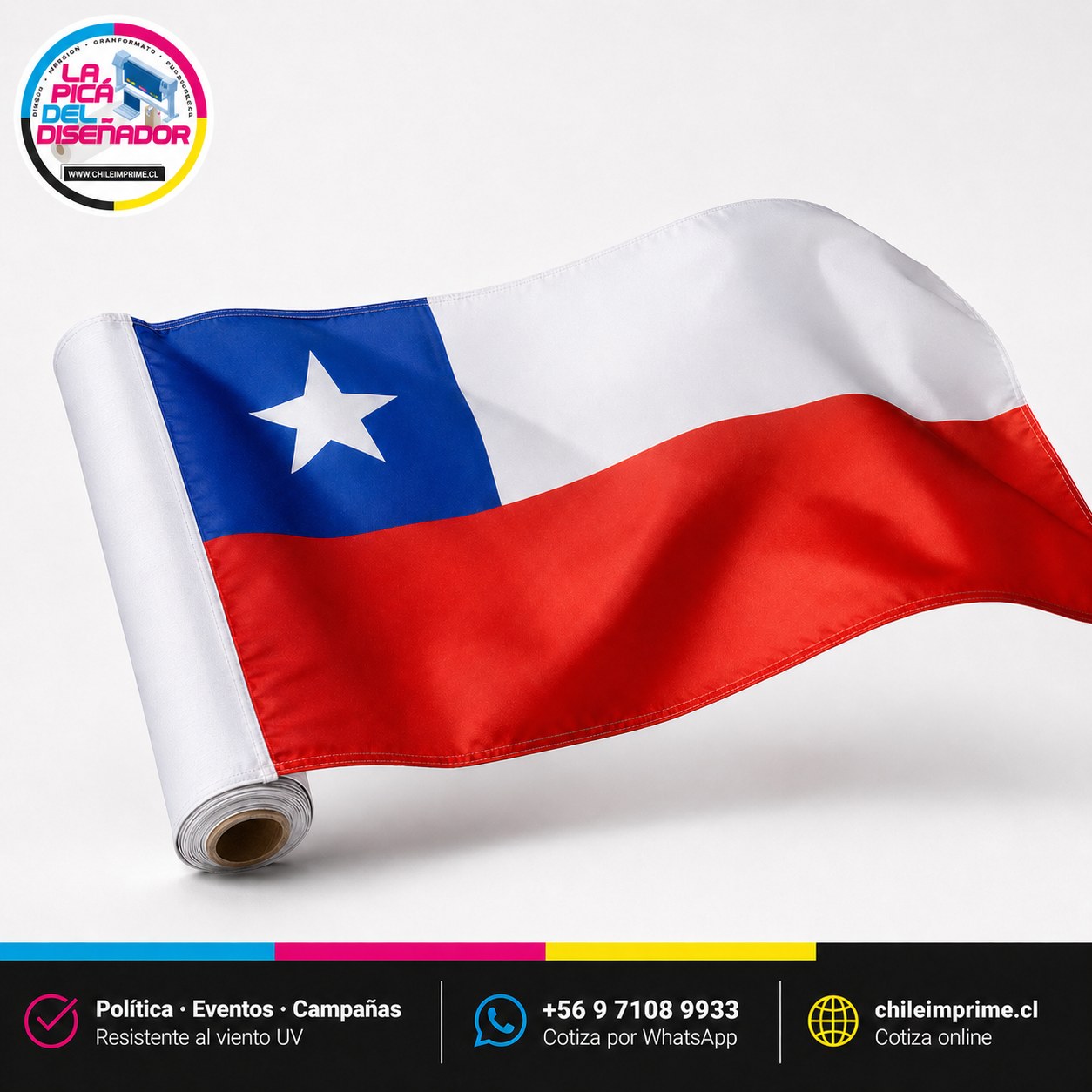 Banderas Personalizadas Sintéticas — Para Asta y Mástil por Metro ...