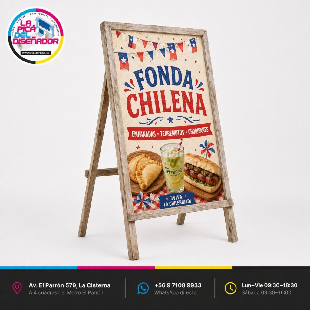 Paloma Publicitaria 100x200 cm Una Cara — XXL Caballete Madera Reforzado