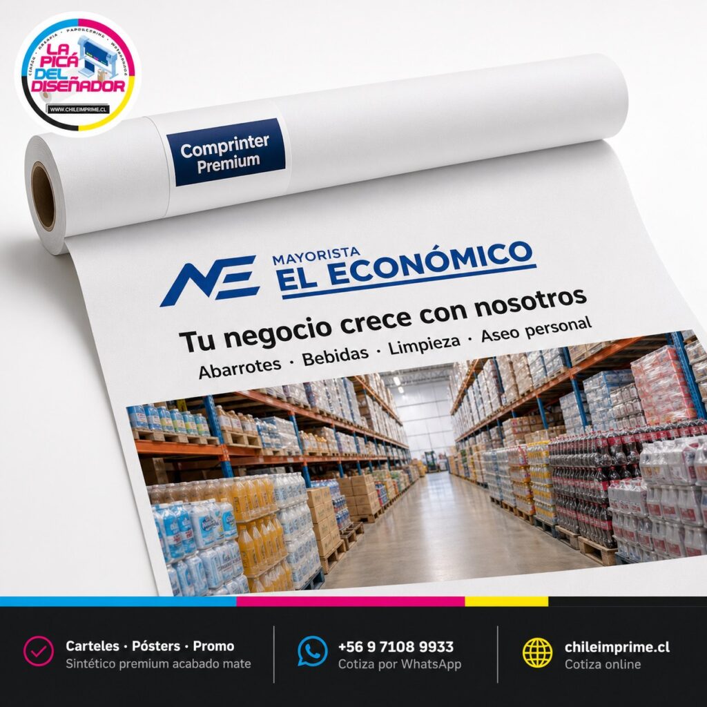 Impresión Comprinter Sintético por Metro Cuadrado — Carteles Mayoristas